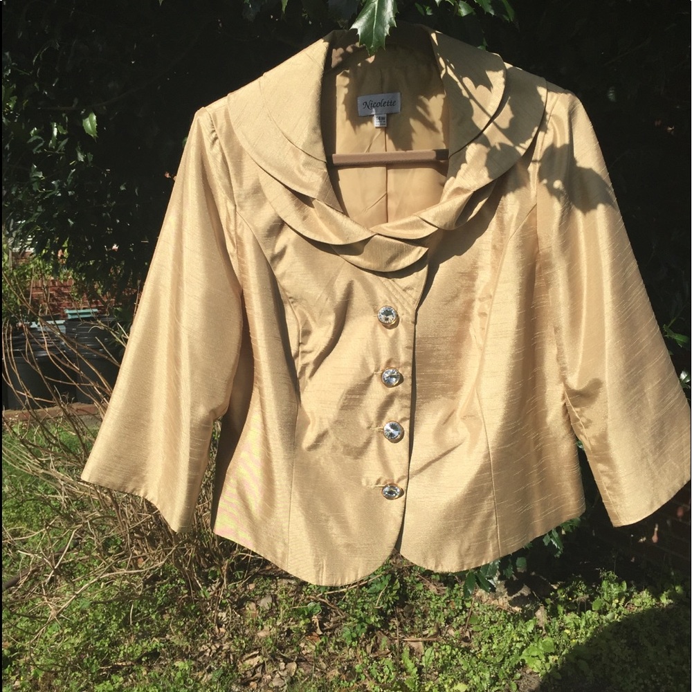 Muted gold jacket